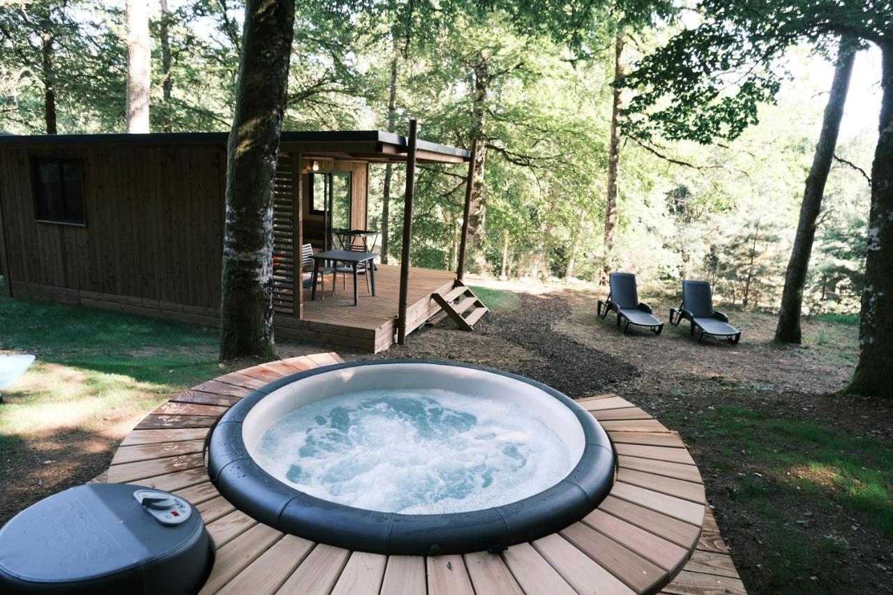 Lodge Avec Spa Privatif - Foret Et Lac Liginiac 外观 照片